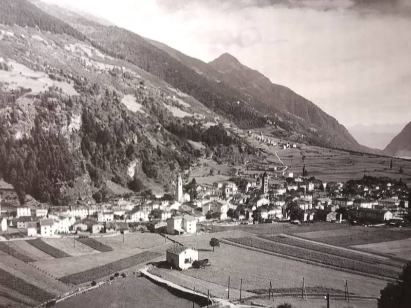 Il borgo di Poschiavo (foto: Kantonsbibliothek Chur)