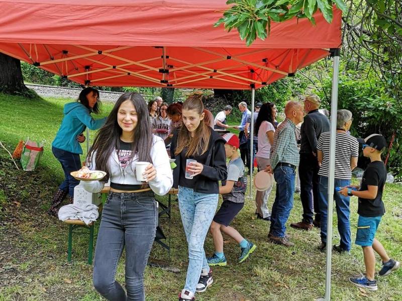 Il gazebo del ricco buffet