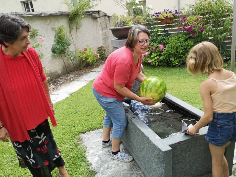 Che cosa c'è di meglio di una fresca anguria in una calda giornata d'agosto?