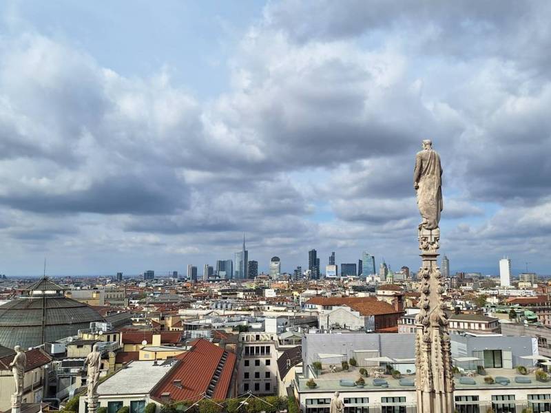 Milano vista dal tetto del Duomo