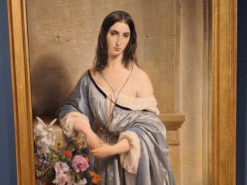 Francesco Hayez, ritratto della malinconia, Pinacoteca di Brera