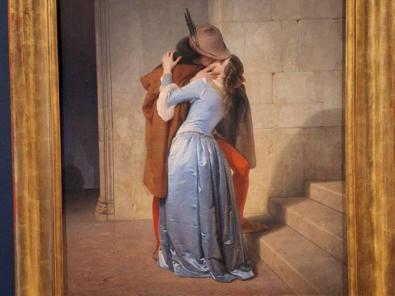Francesco Hayez, Il bacio, Pinacoteca di Brera