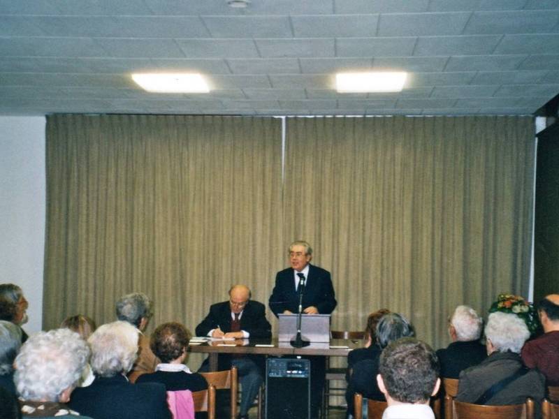 A Sondrio, nella sala del Centro evangelico di cultura, con Paolo Ricca