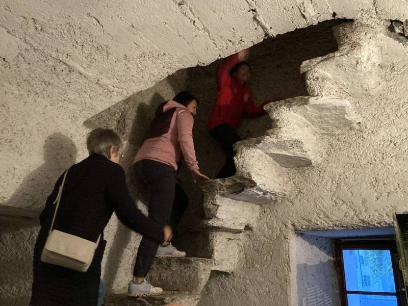 La salita sul campanile
