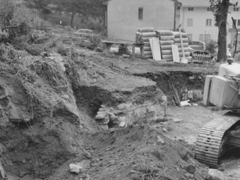 Lo stato dei lavori nell'estate 1974