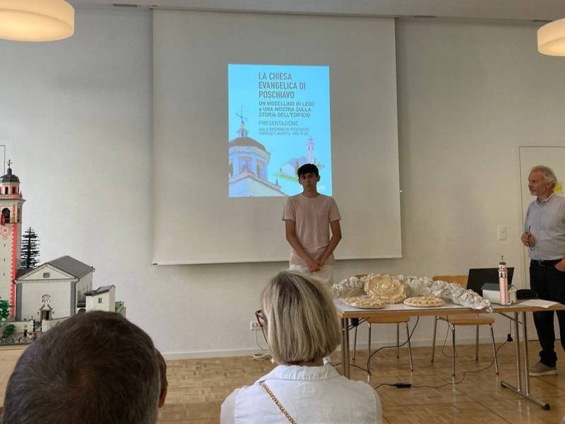 Samuele Jenni presenta il suo lavoro