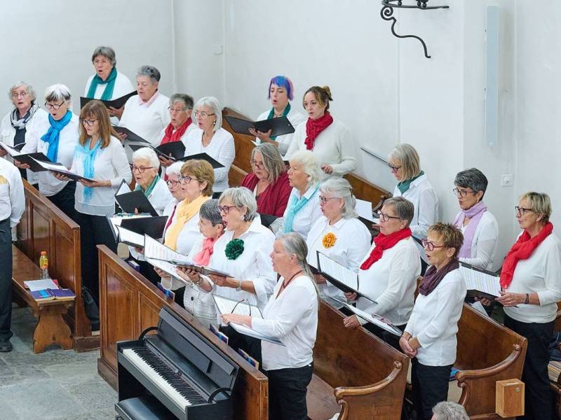 Il Coro Cantalopera nella chiesa riformata di Poschiavo