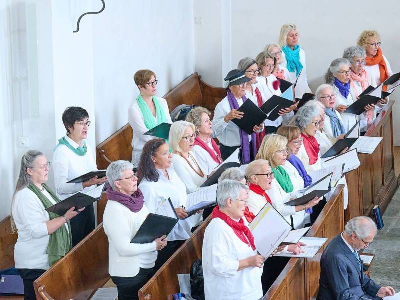 Il Coro Cantalopera nella chiesa riformata di Poschiavo