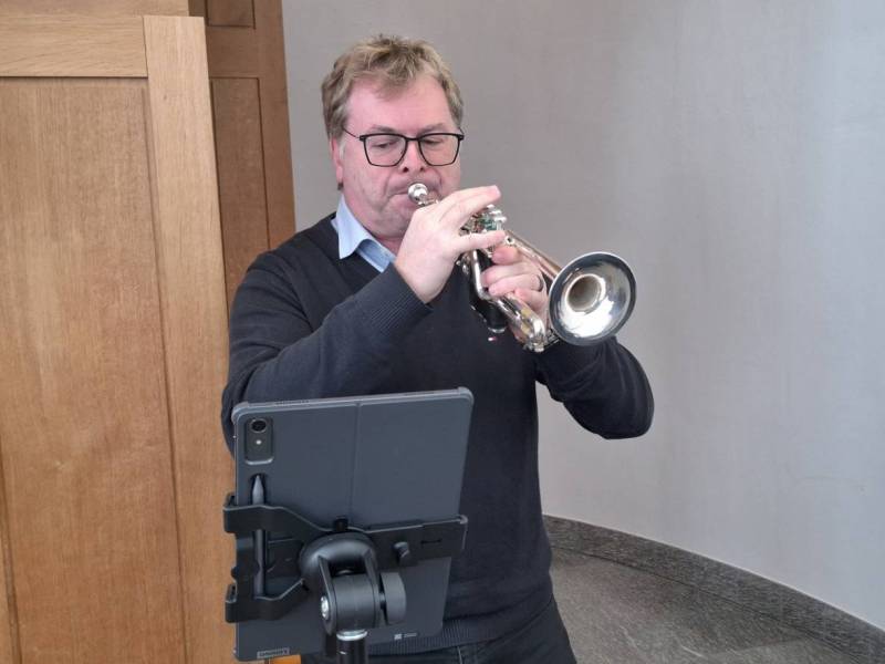 Il trombettista Gioacchino Sabbadini