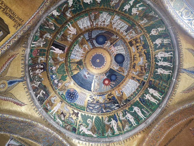 Il mosaico della creazione, in San Marco
